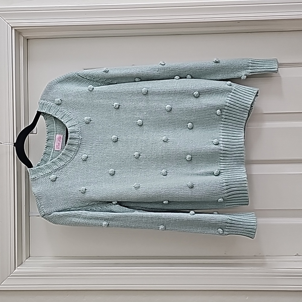 Pink Lily Sage Green Sweater